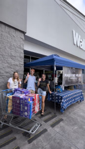 YWAM Maui Relief- Collecting Donations at Walmart